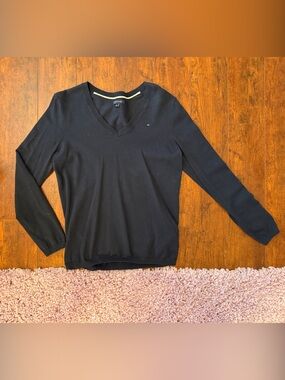 Tommy Hilfiger Dark Navy V-Neck Pullover